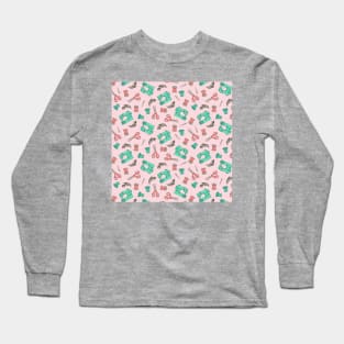 DIY- pink Long Sleeve T-Shirt